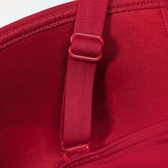 Sea Level Swim Australia Tankini Top Eco Twist Front Red Convertible Women US 10 - Picture 7 of 11